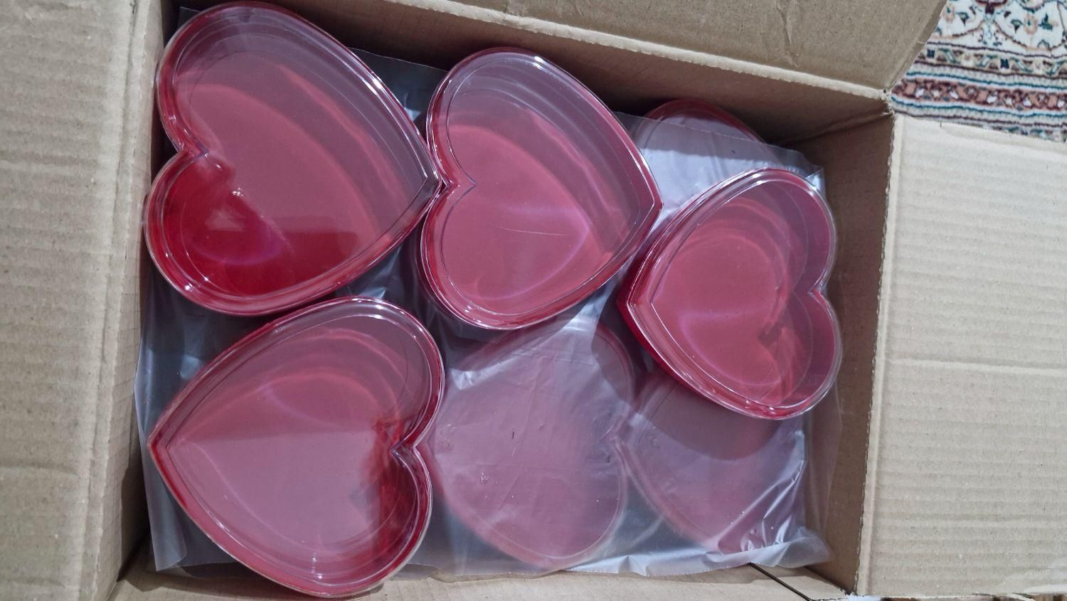 ظرف یکبار مصرف قلبی|ظروف نگهدارنده، پلاستیکی، یک‌بارمصرف|رامسر, |دیوار