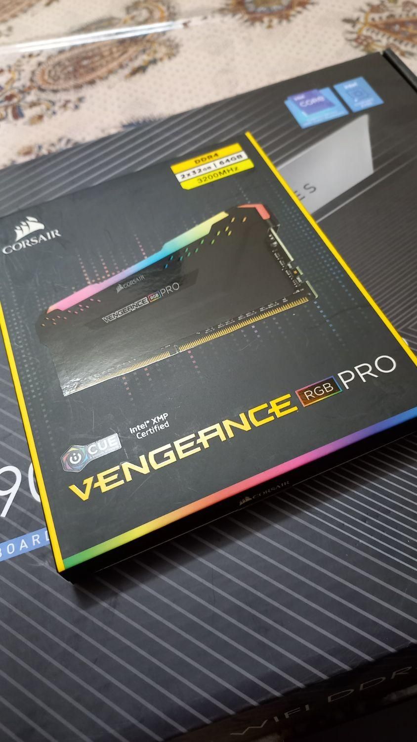 رم کورسیر Vengeance RGB Pro 64GB 3200MHz DDR4|قطعات و لوازم جانبی رایانه|تهران, چهارصد دستگاه|دیوار