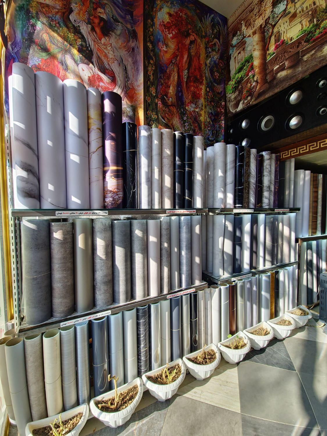 برچسب ضخیم حمام کابینت شیشه مات کن کاملاقابل شستشو|حراج|تبریز, |دیوار