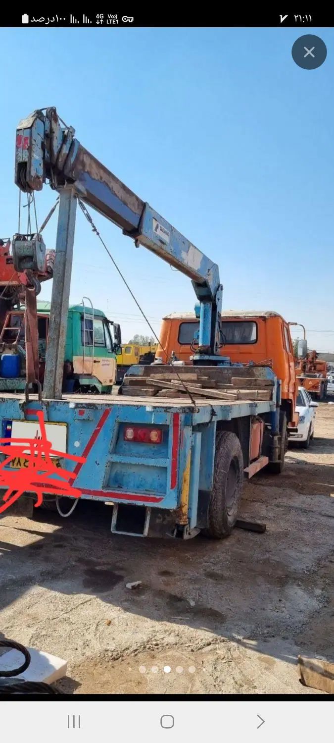 جرثقیل دوو کارت ۱۴ونیم تن  موتور گیربکس اتوبوس ۳۰۲|خودرو سنگین|اهواز, کوی باهنر|دیوار