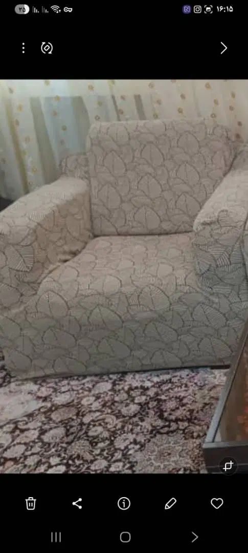 رومبلی۲تا ۳نفره یدونه ۲ نفره دوتا ۱ نفره|مبلمان خانگی و میز عسلی|تهران, امیریه|دیوار