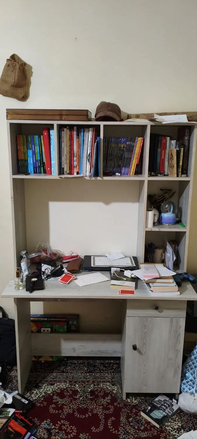 کتابخونه تخت و کمد لباس|تخت و سرویس خواب|مشهد, سجادیه|دیوار