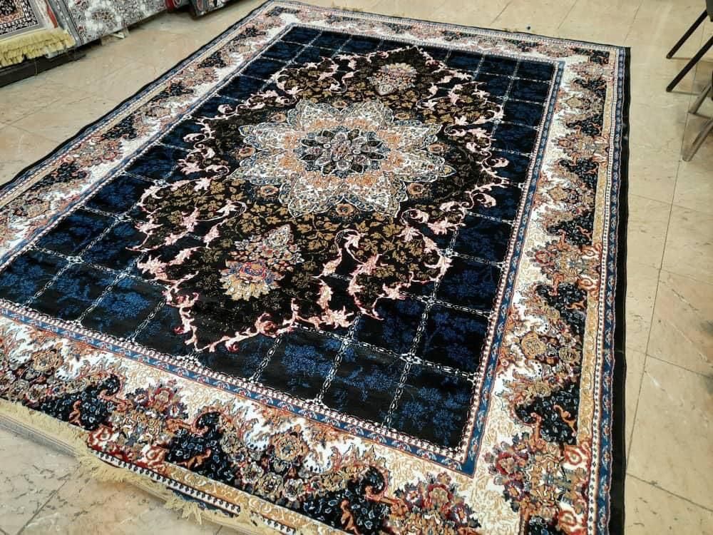 فرش ۱۲ متر نجوا سرمه ای ممتاز مشهد|فرش|آمل, |دیوار