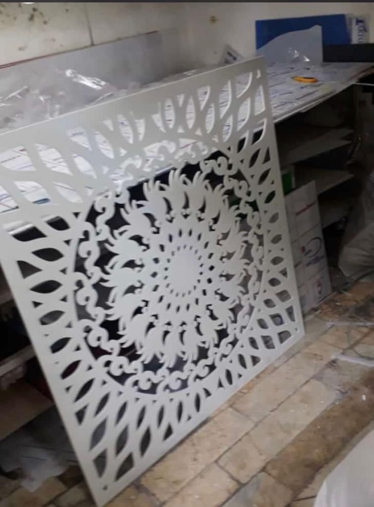 ورق معرق تایل سی ان سی cnc پی وی سی pvc فومیزه|مصالح و تجهیزات ساختمان|تهران, بلورسازی|دیوار