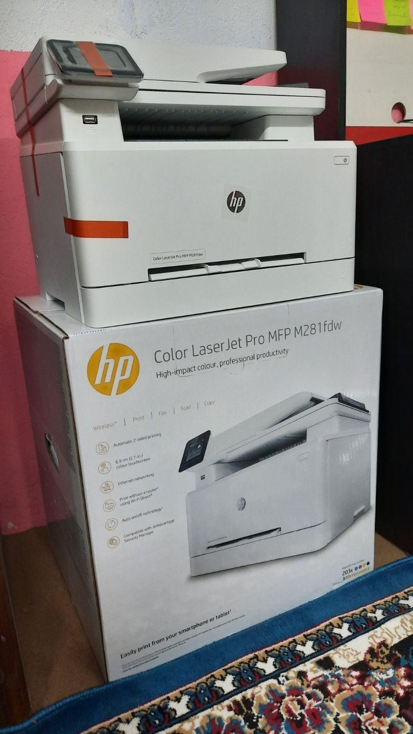 پرینتر چند کاره لیزری رنگی hp مدل M281fdw|پرینتر، اسکنر، کپی، فکس|تهران, هفده شهریور|دیوار