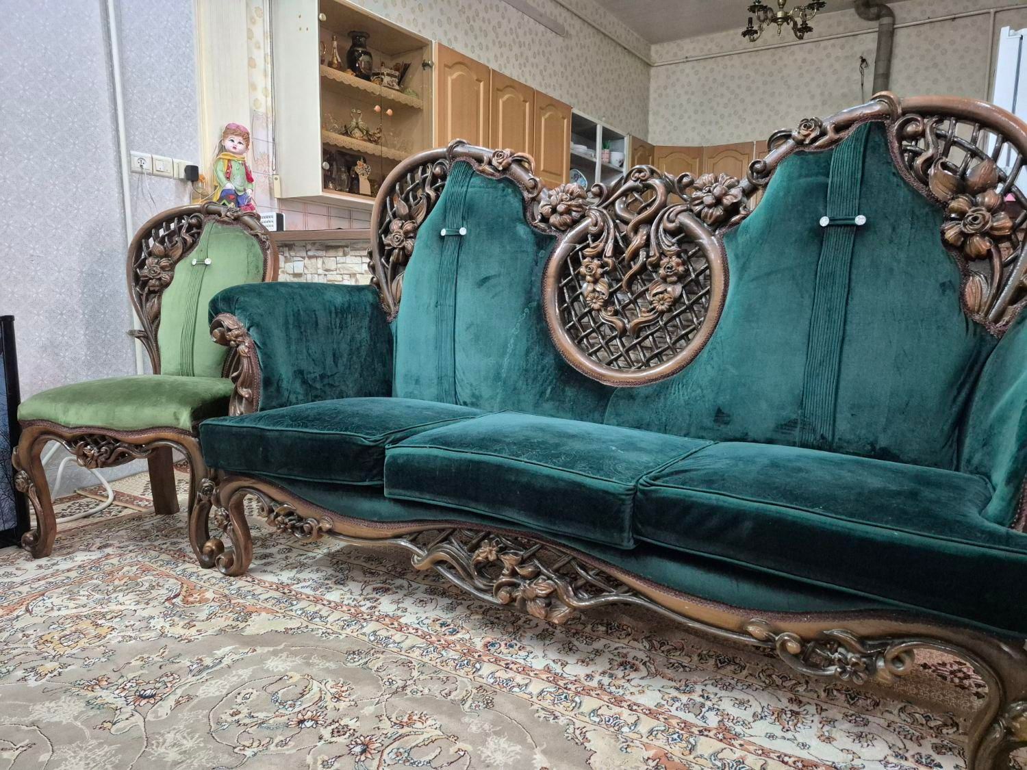 مبل سلطنتی|مبلمان خانگی و میز عسلی|یزد, |دیوار