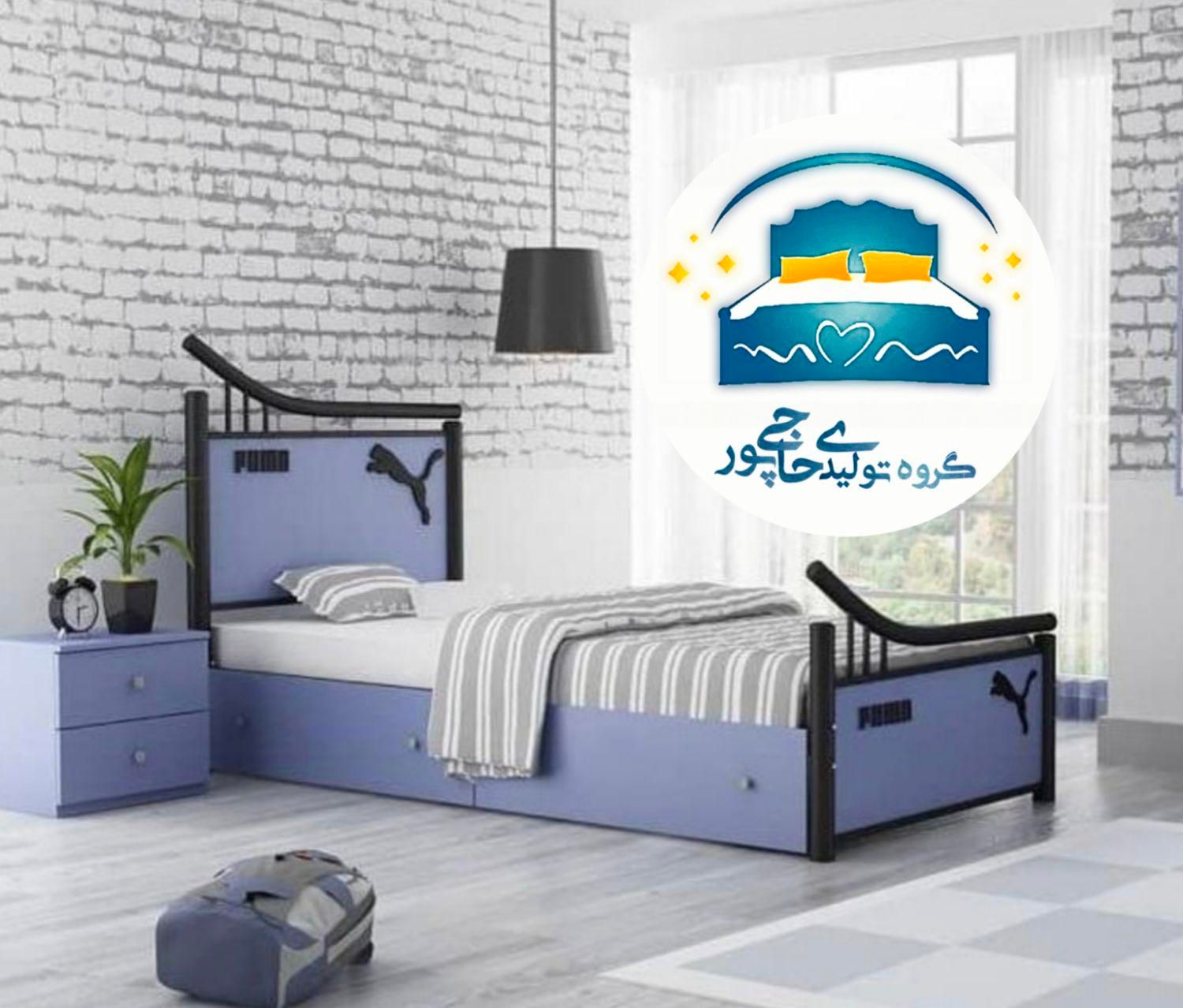 تخت خواب یک نفره حاجی پور(تختخواب۱یکنفره)تشک هیراد|تخت و سرویس خواب|مشهد, حسینآباد|دیوار