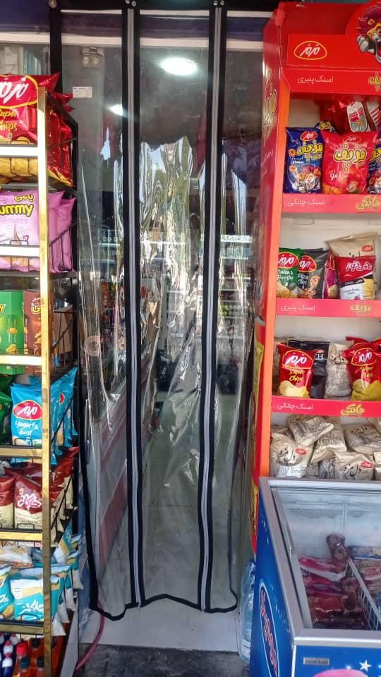 پرده طلق شیشه ای/ پرده مگنتی فول مگنت/پرده آهن ربا|پرده، رانر، رومیزی|شیراز, سیاه سنگ|دیوار