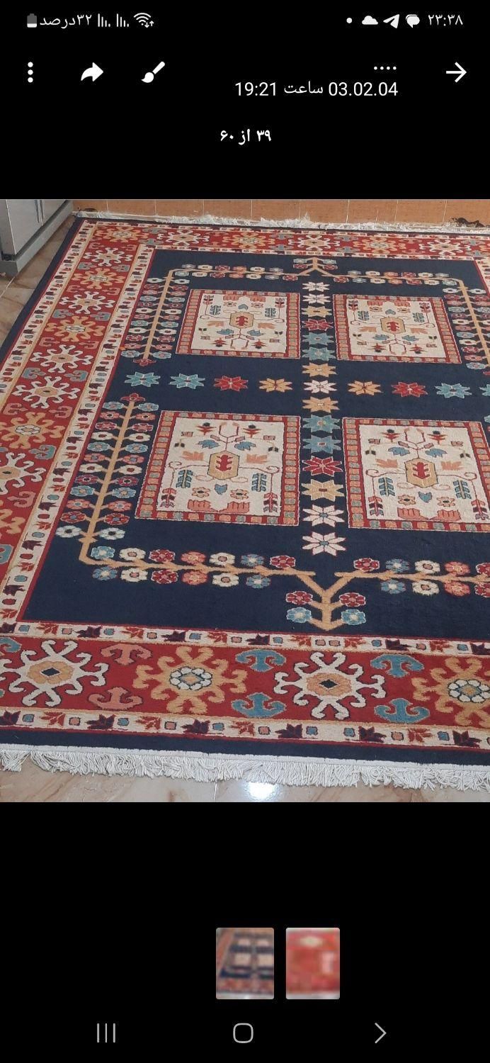 گلیم ۹متری تمیز ونو|گلیم، جاجیم، گبه|ایوان, |دیوار