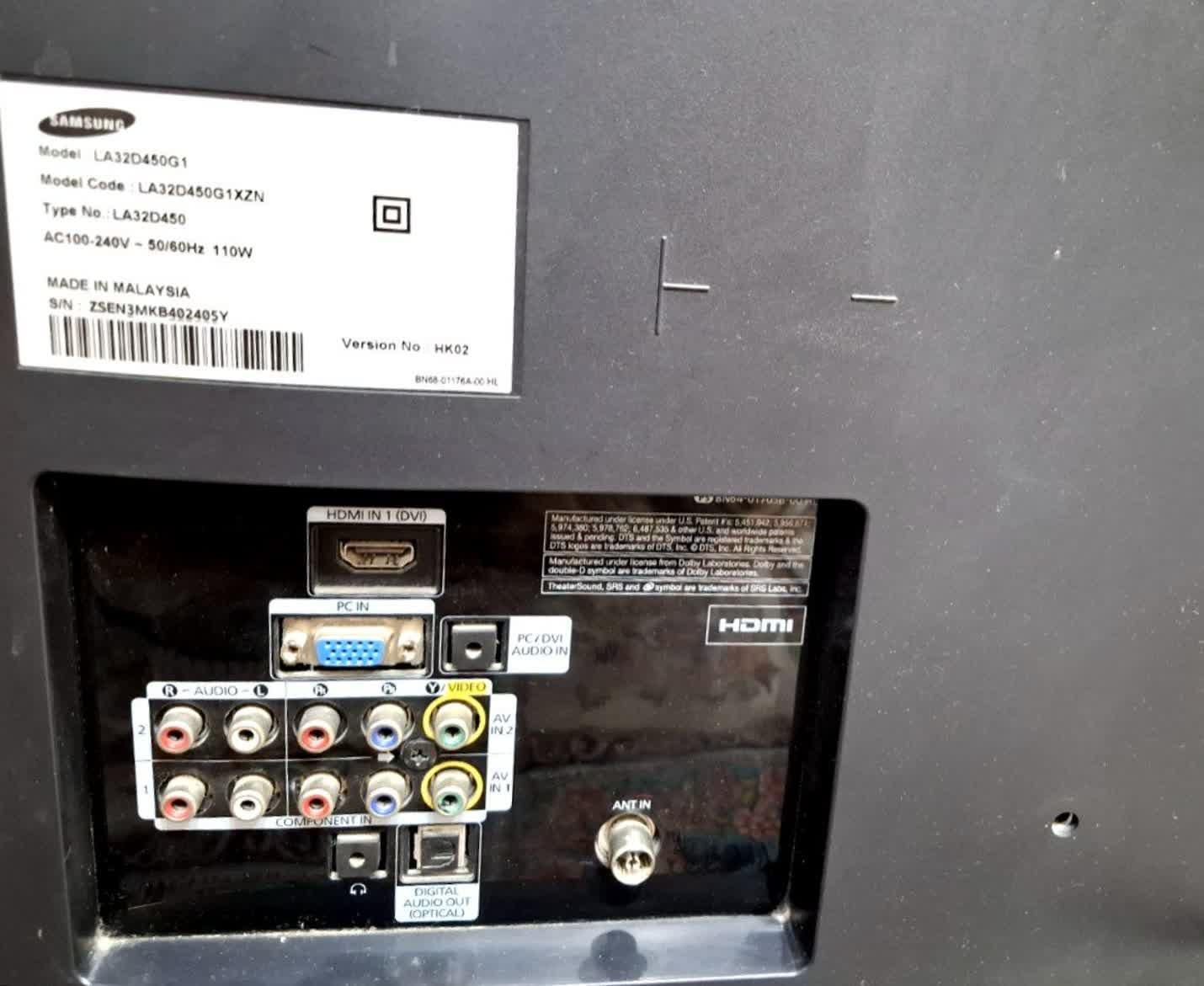 تلویزیون ال سی دی( LCD) 32 اینج|تلویزیون و پروژکتور|اهواز, پادادشهر|دیوار