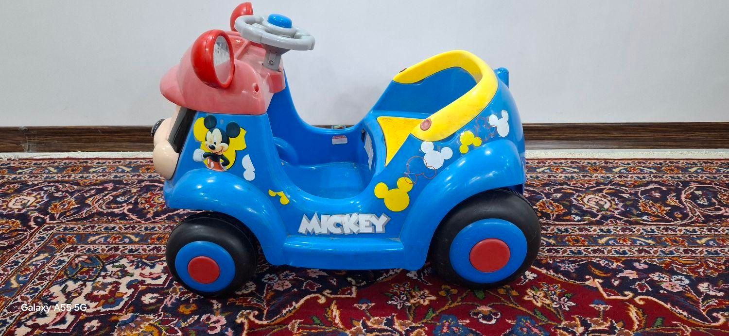 ماشین شارژی میکی موز باتری نو|اسباببازی بچه|دزفول, |دیوار