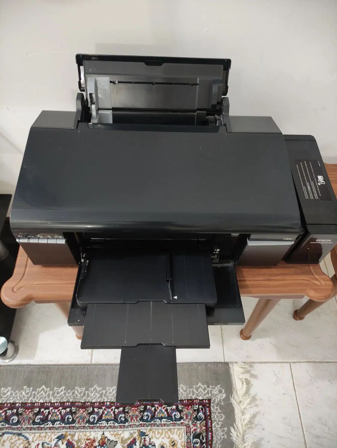 پرینتر Epson L805 با کارتن و وسایل کامل|پرینتر، اسکنر، کپی، فکس|رشت, پیرکلاچای|دیوار