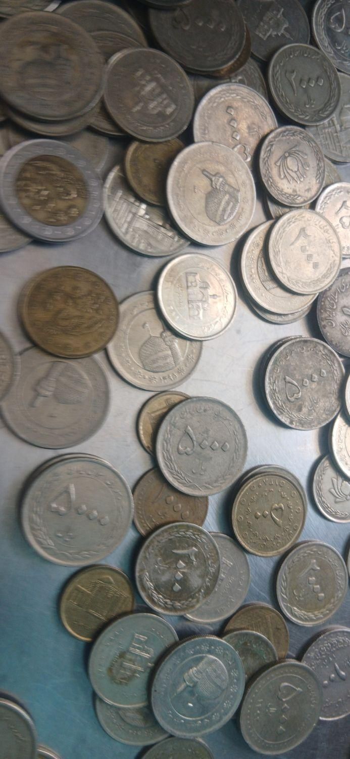 تعدادی سکه جمهوری|کلکسیون سکه، تمبر، اسکناس|خمینی‌شهر, |دیوار