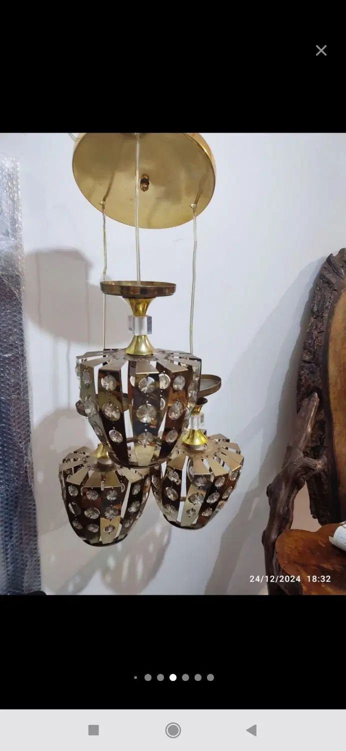 لوستر اویز|لوستر و چراغ آویز|رشت, پل تالشان|دیوار