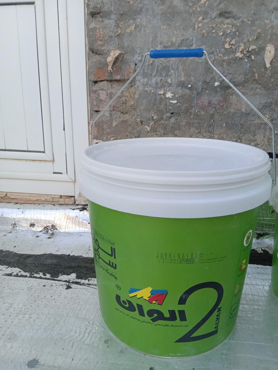 سطل محکم با درب|ظروف نگهدارنده، پلاستیکی، یک‌بارمصرف|میاندوآب, |دیوار