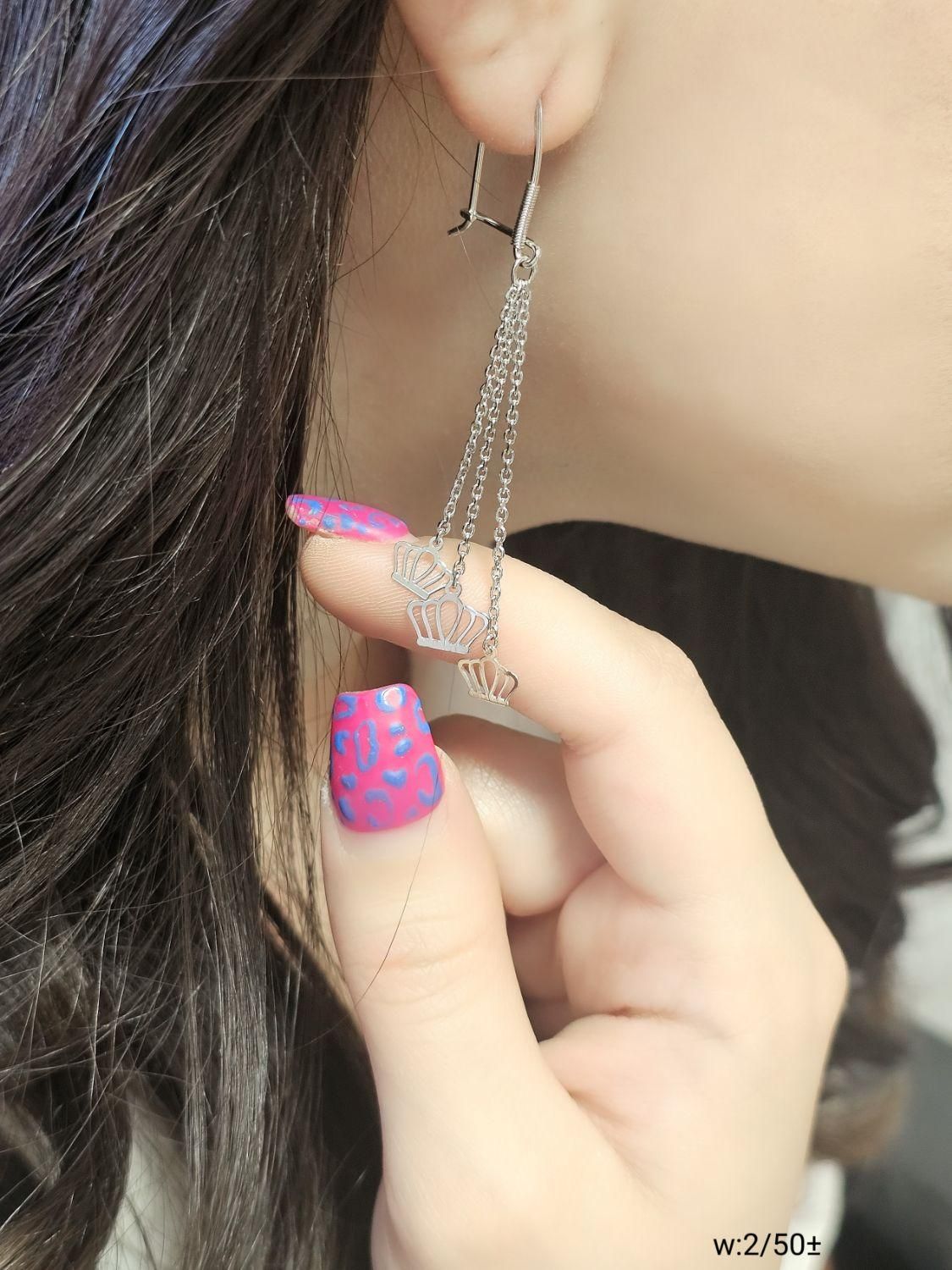 گوشواره نقره سرویس شال نقره عیار۹۲۵کد۰۷کادوسالگرد|بدلیجات|تبریز, |دیوار