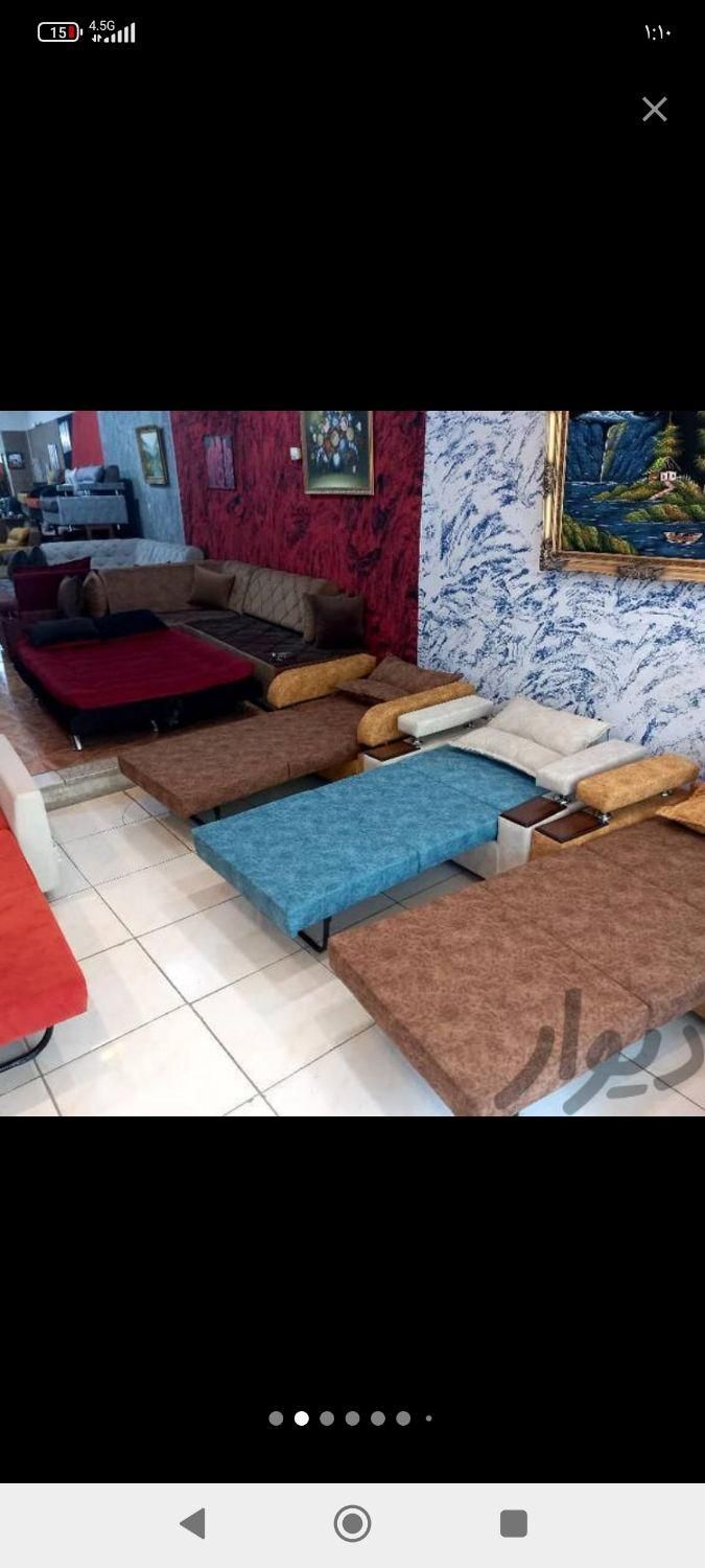 مبل تخت خواب شو تختخوابشو تختخواب‌شو مدل راک|مبلمان خانگی و میز عسلی|اصفهان, قائمیه|دیوار