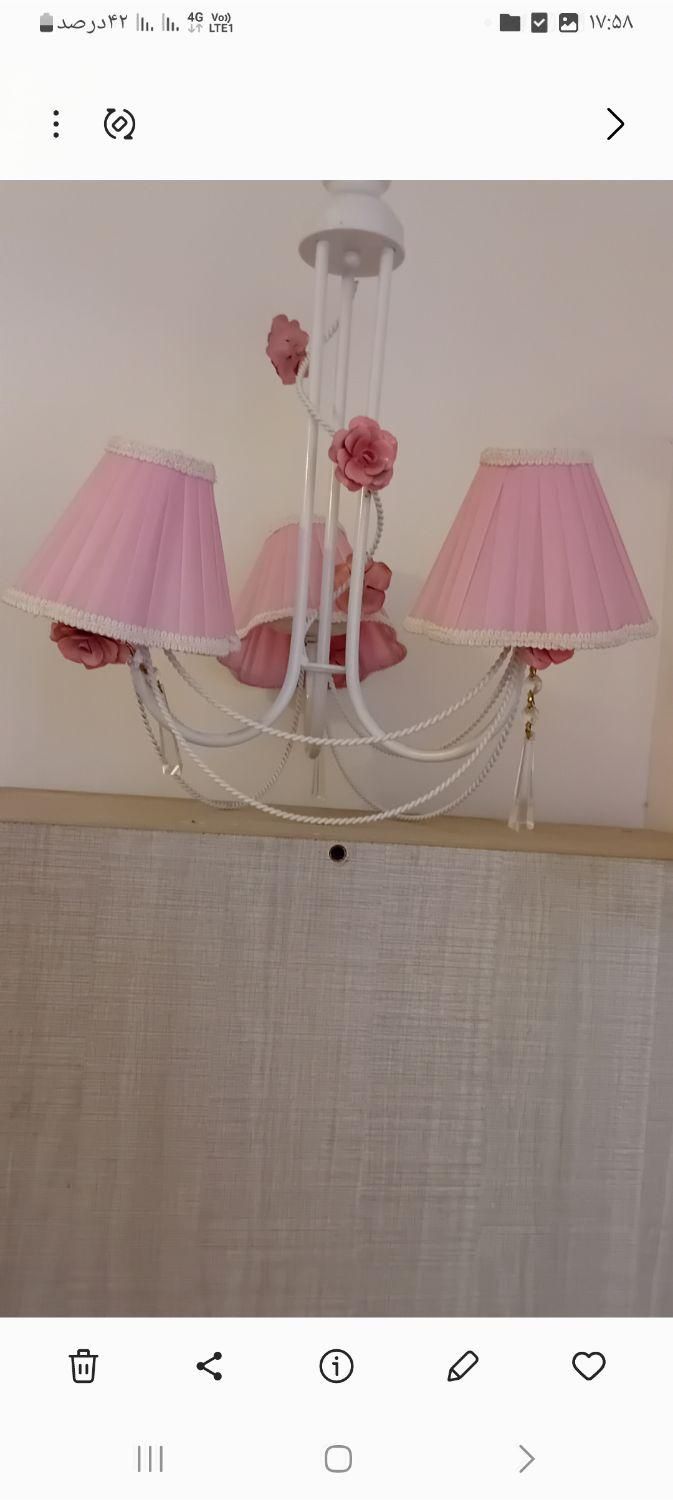 سه عدد لوستر سالم|لوستر و چراغ آویز|رشت, سلیمانداراب|دیوار