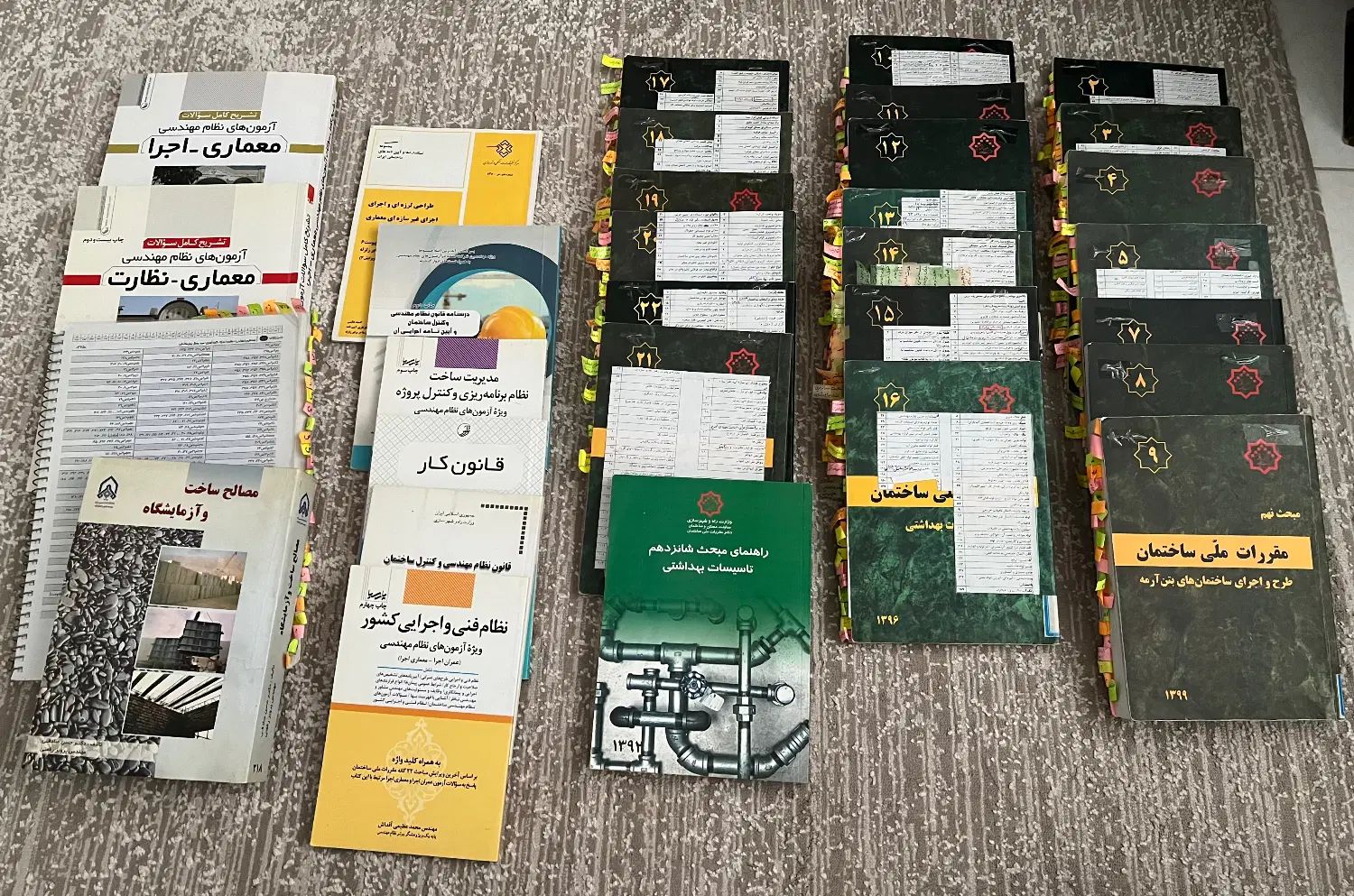 مباحث مقررات ملی وکتاب های آزمون نظام مهندسی|کتاب و مجله آموزشی|مشهد, سجاد شهر|دیوار