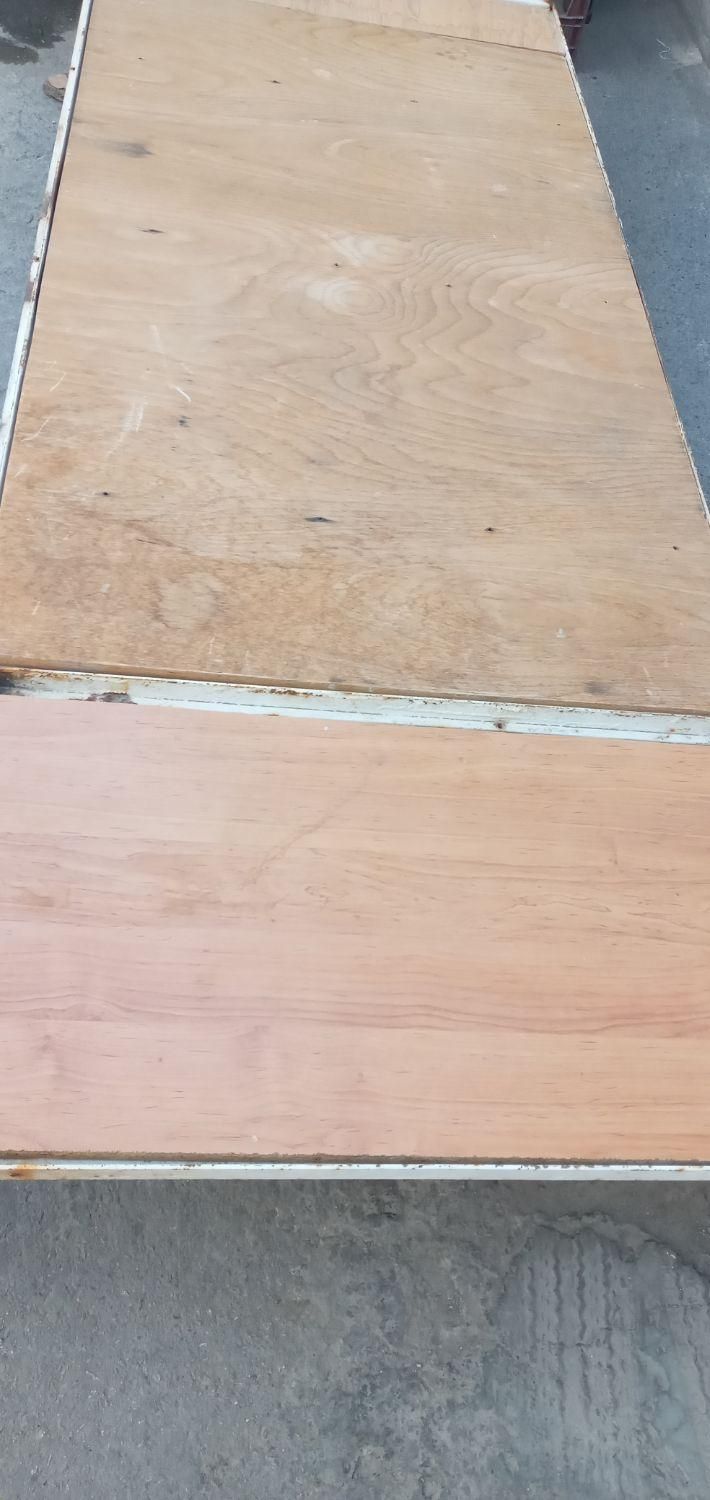 تخت یه نفره آهنی با کفی نوپان مخصوص ایوان یا باغ|تخت و سرویس خواب|اصفهان, عسگریه|دیوار