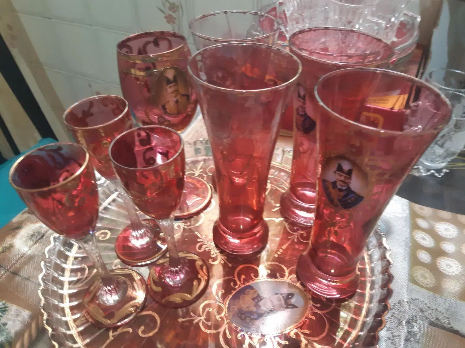 استیل.ارکوپال شاه عباسی  اورانوس   ظرف میوه سطل|ظروف سرو و پذیرایی|نیشابور, گنبد سبز|دیوار