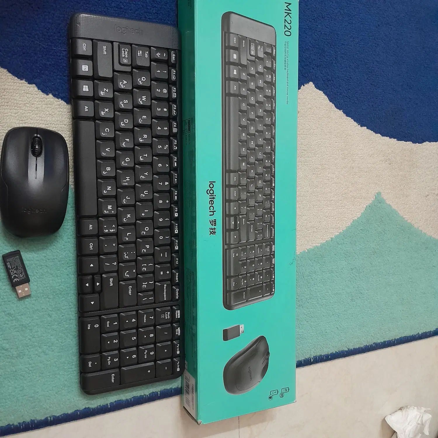 کیبورد ماوس لاجیتک 220Mk بیسیم|قطعات و لوازم جانبی رایانه|تهران, مسعودیه|دیوار