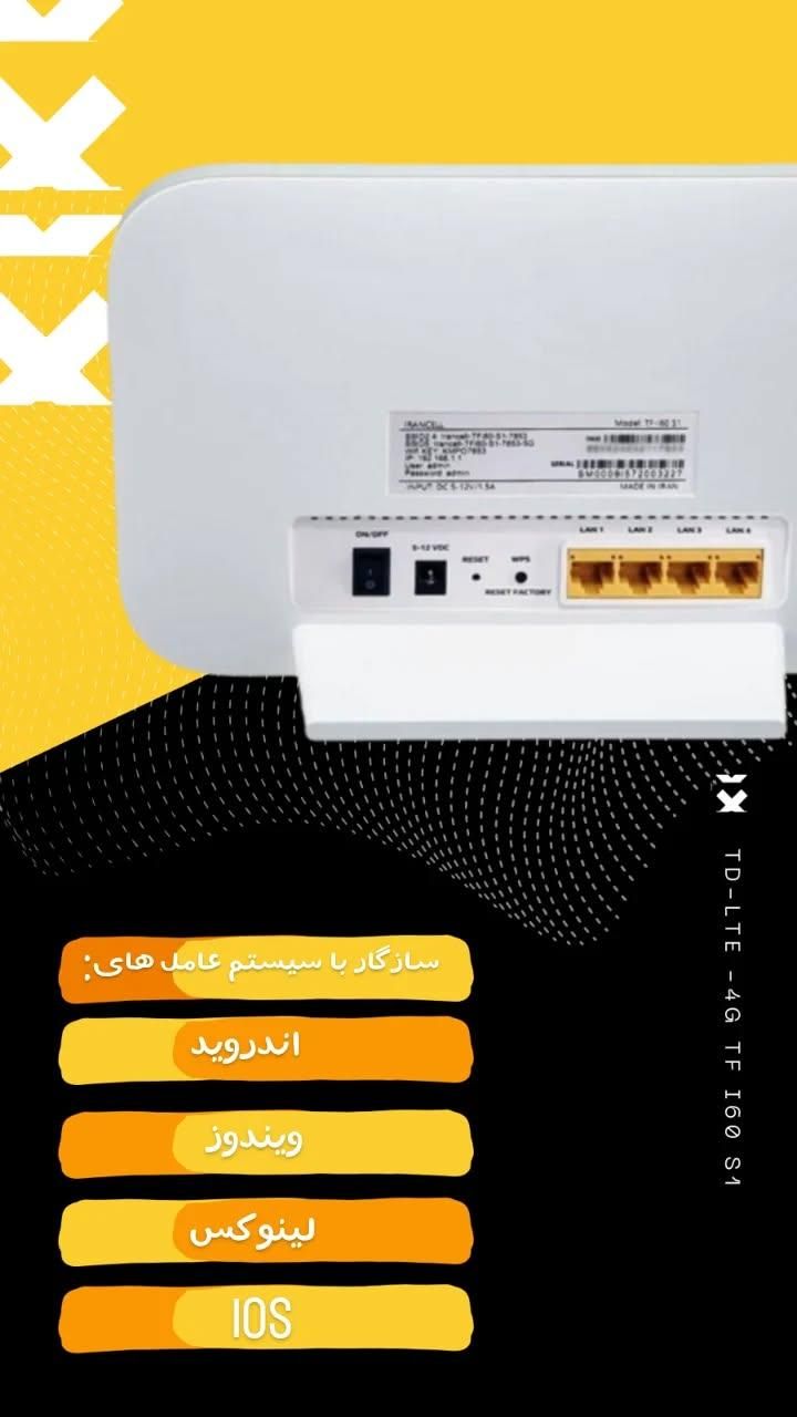 «مودم رومیزی ایرانسل i60 S1/ اینترنت پرسرعت خانگی|مودم و تجهیزات شبکه|شیراز, جوادیه|دیوار