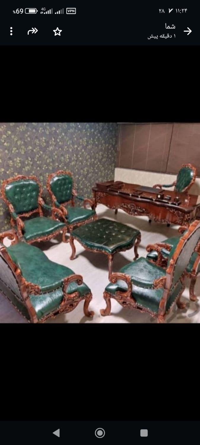 مبلمان اداری کلاسیک|دفتر کار|تهران, یافت آباد جنوبی|دیوار