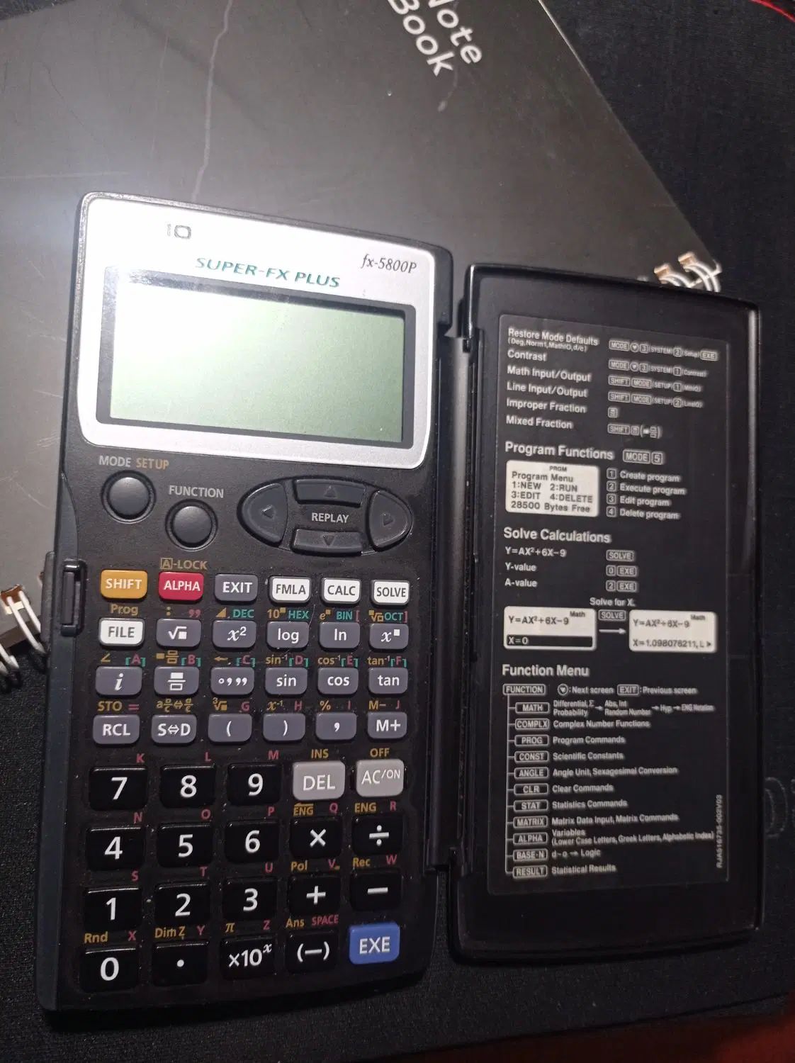 ماشین حساب مهندسی Casio FX-5800P، اصلی|لوازم التحریر|اصفهان, رزمندگان|دیوار