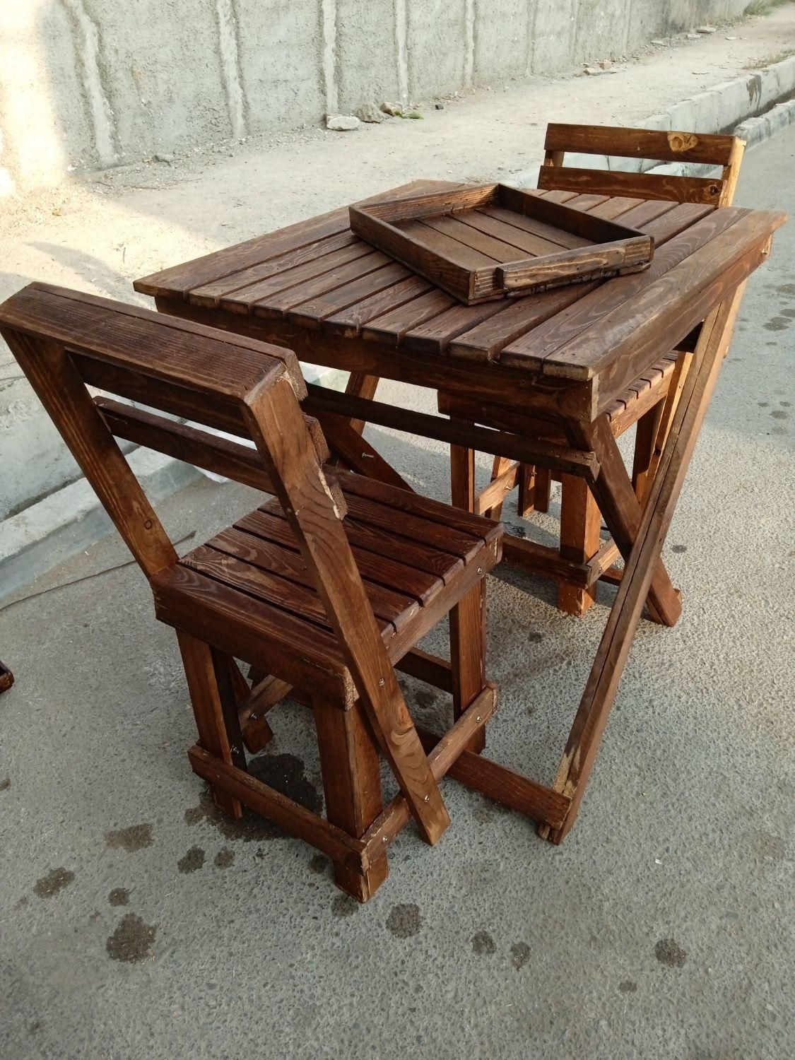 میز وصندلی چوب روس سنتی|میز و صندلی غذاخوری|پرند, فاز ۲|دیوار