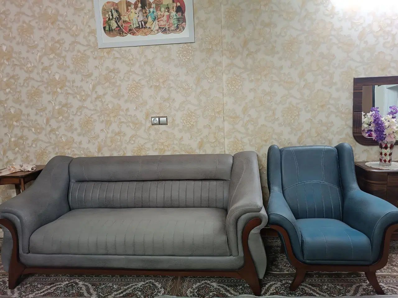 مبل ۸ نفره راحتی|مبلمان خانگی و میز عسلی|مشهد, نکاح|دیوار
