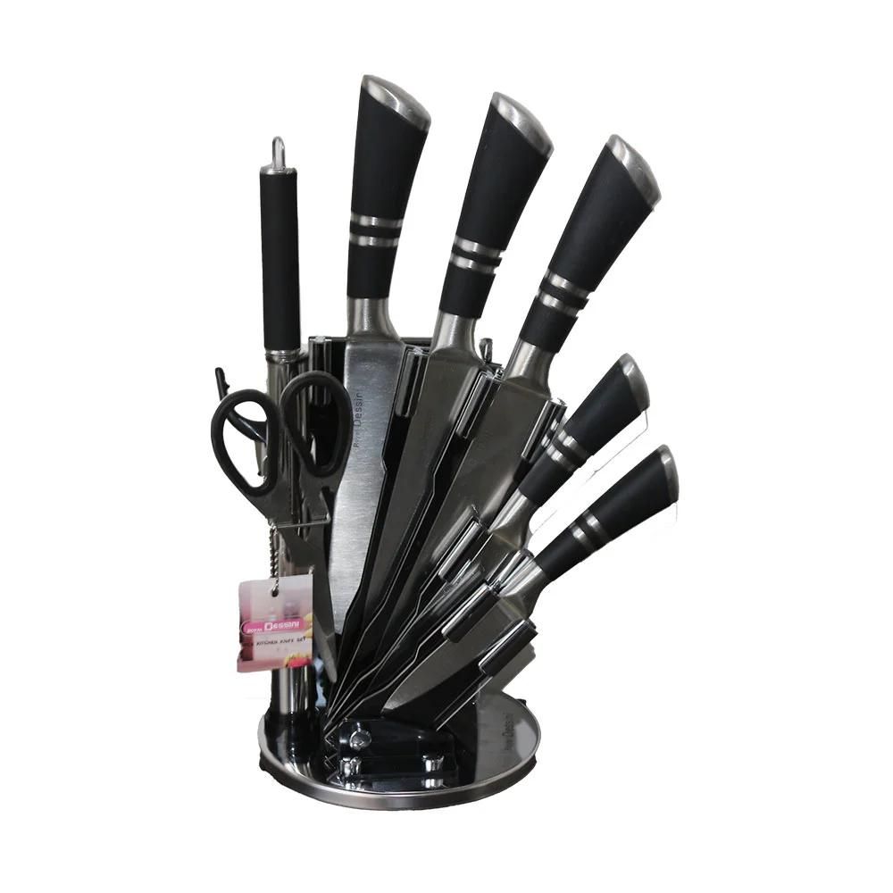 سرویس چاقو باکیفیت دسینی 9 پارچه|ظروف پخت‌وپز|یاسوج, |دیوار