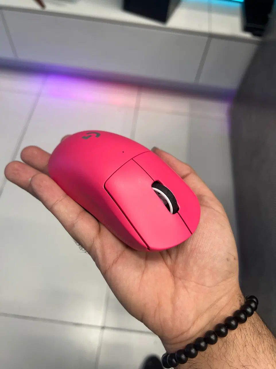 موس سوپرلایت ۲ صورتی ماوس mouse logitech|قطعات و لوازم جانبی رایانه|تهران, ونک|دیوار