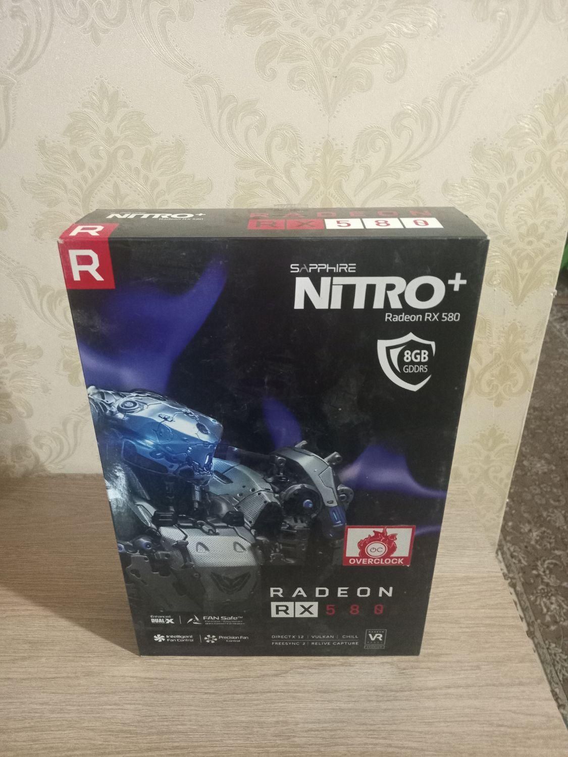 sapphire nitro plus rx 580 8gb|قطعات و لوازم جانبی رایانه|ملارد, |دیوار