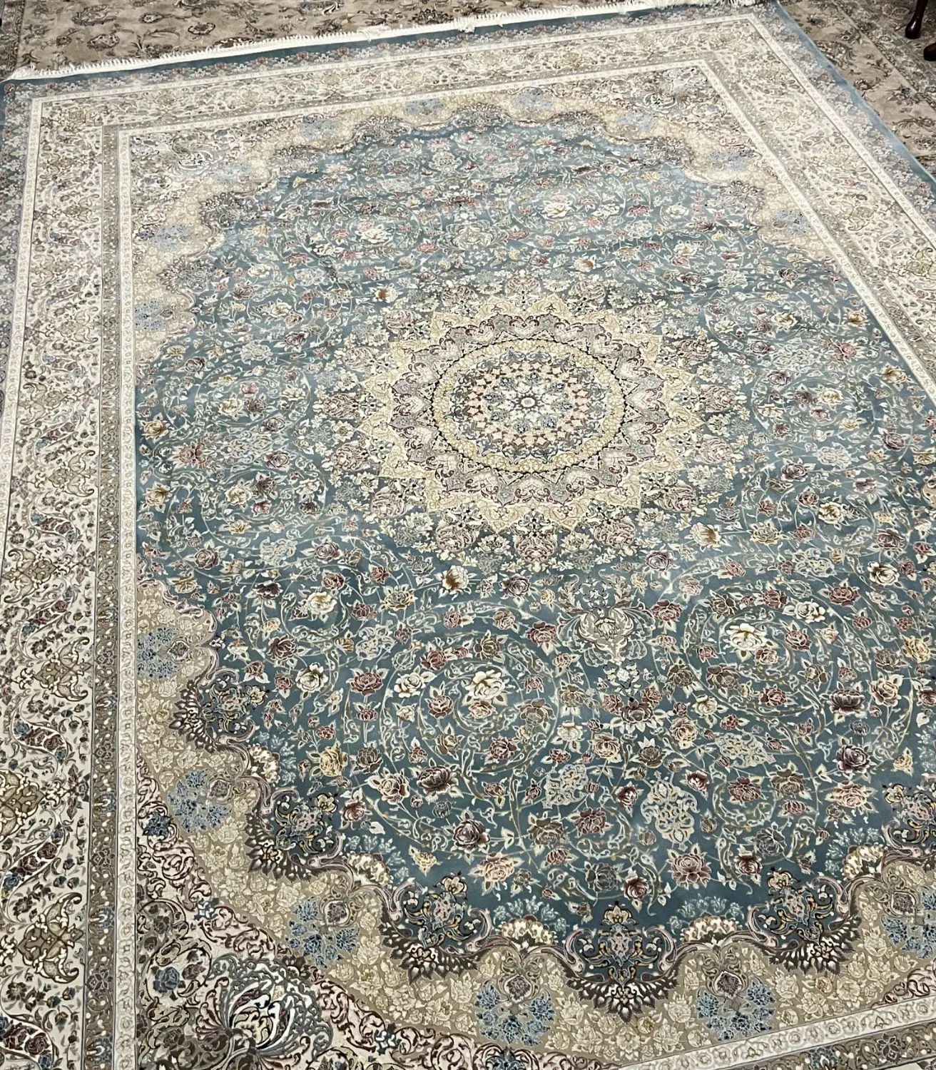 ۲تخته فرش۹متری۱۵۰۰شانه گلبرجسته توس مشهد|فرش|کرج, فاز ۱ مهرشهر|دیوار