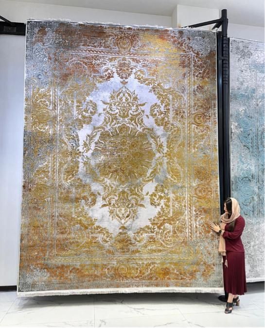 فرش دیوان ستاره طلایی کاشان ۱۲۰۰شانه۱۲متری نو پلمپ|فرش|شیراز, عادل آباد|دیوار