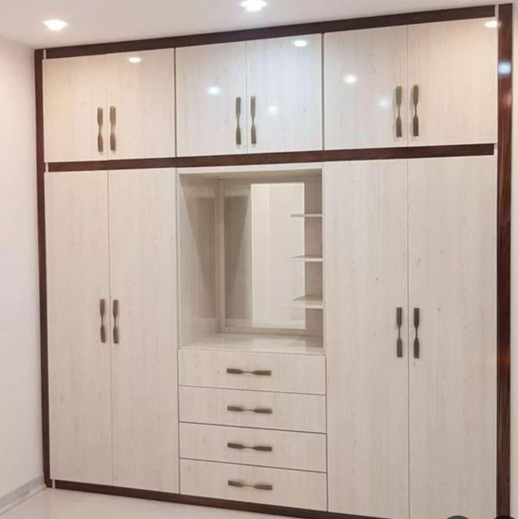 نصب کابینت و کمد دیواری فلزی و ام دی آف وچوبی|کتابخانه، شلف، قفسه‌های دیواری|نورآباد, |دیوار