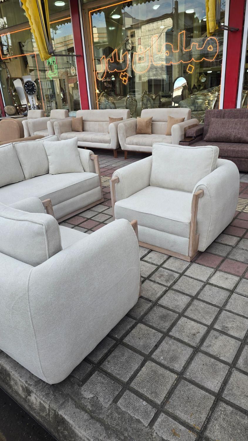 مبل برفین سندبلاس|مبلمان خانگی و میز عسلی|رشت, رودبارتان|دیوار