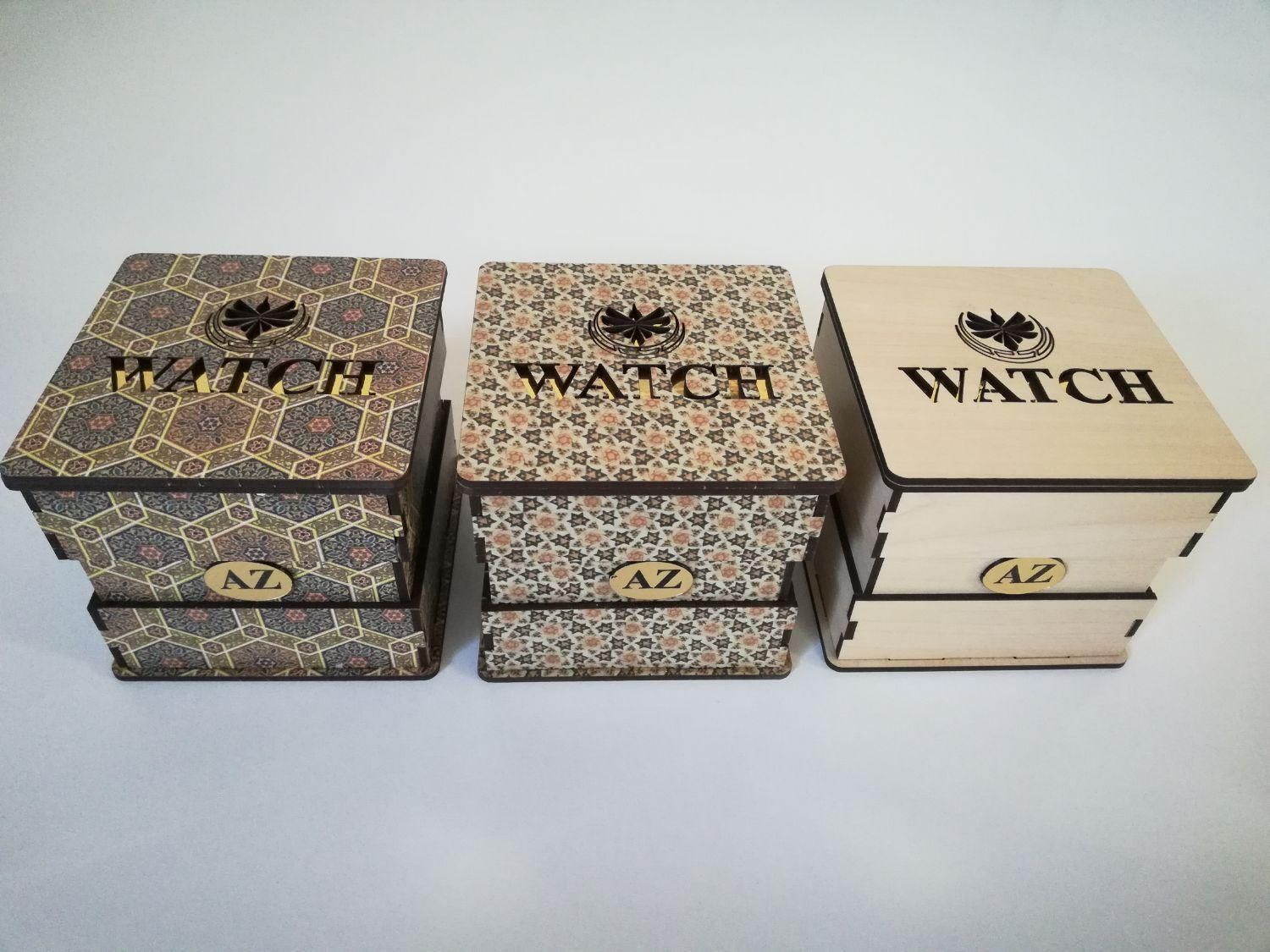 جعبه ساعت چوبی و کادویی به همراه بالشتک|صنایع دستی و سایر لوازم تزئینی|مرودشت, گندم‎|دیوار