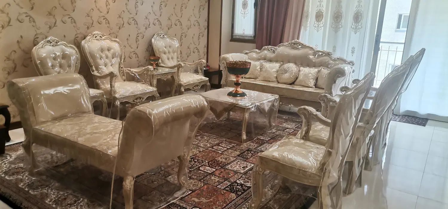 فروش مبلمان و میز ناهارخوری درحد نو رنگ مرمری|مبلمان خانگی و میز عسلی|اصفهان, سروستان|دیوار