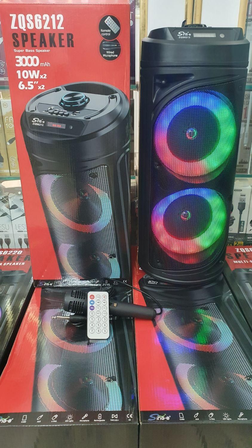 اسپیکر بلوتوثی قابل حمل ZQS 6212|پخشکننده همراه|تهران, جمهوری|دیوار