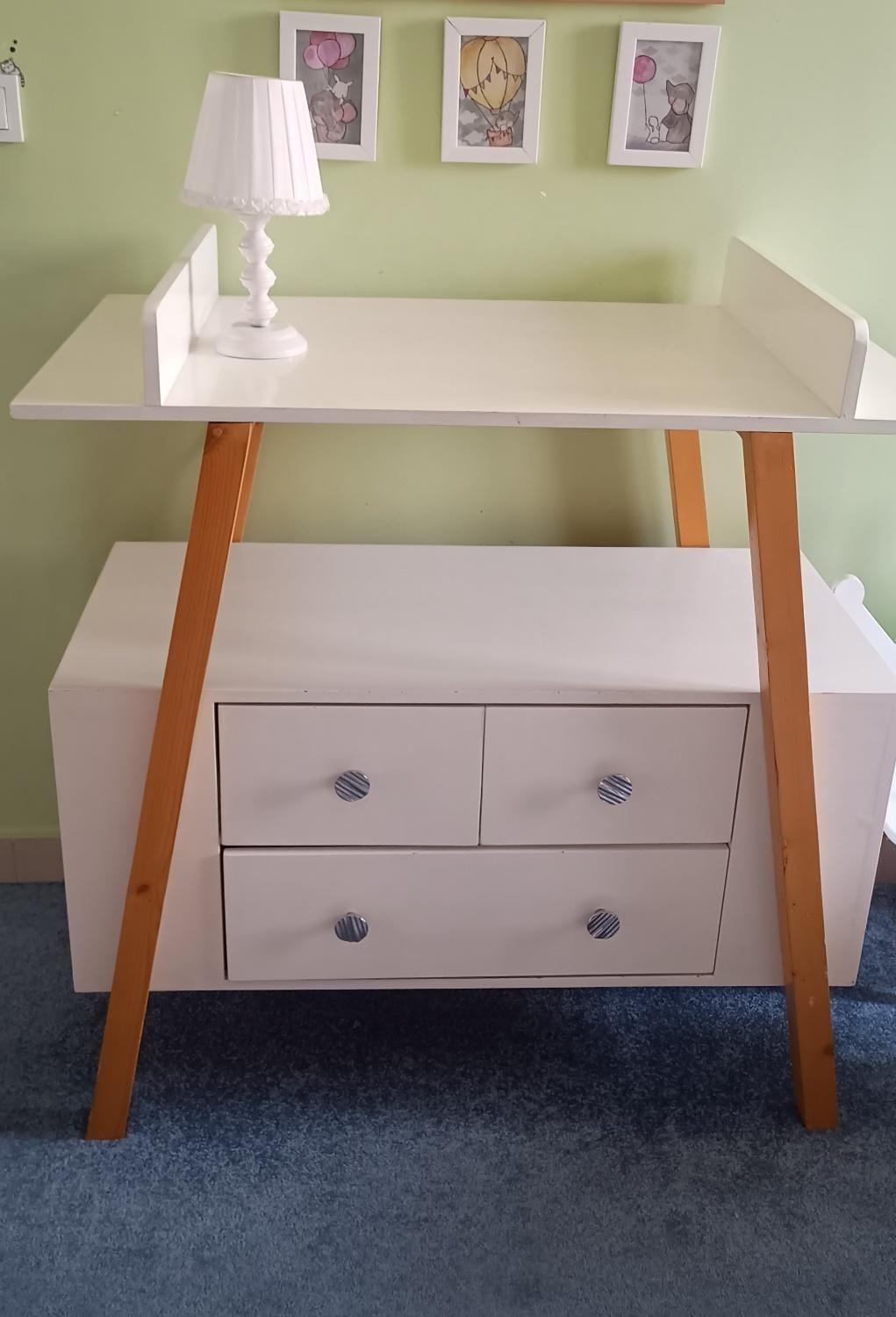 میز تعویض پوشک نوزاد با ۳ کشو کاربردی|اسباب و اثاث بچه|رشت, منظریه|دیوار