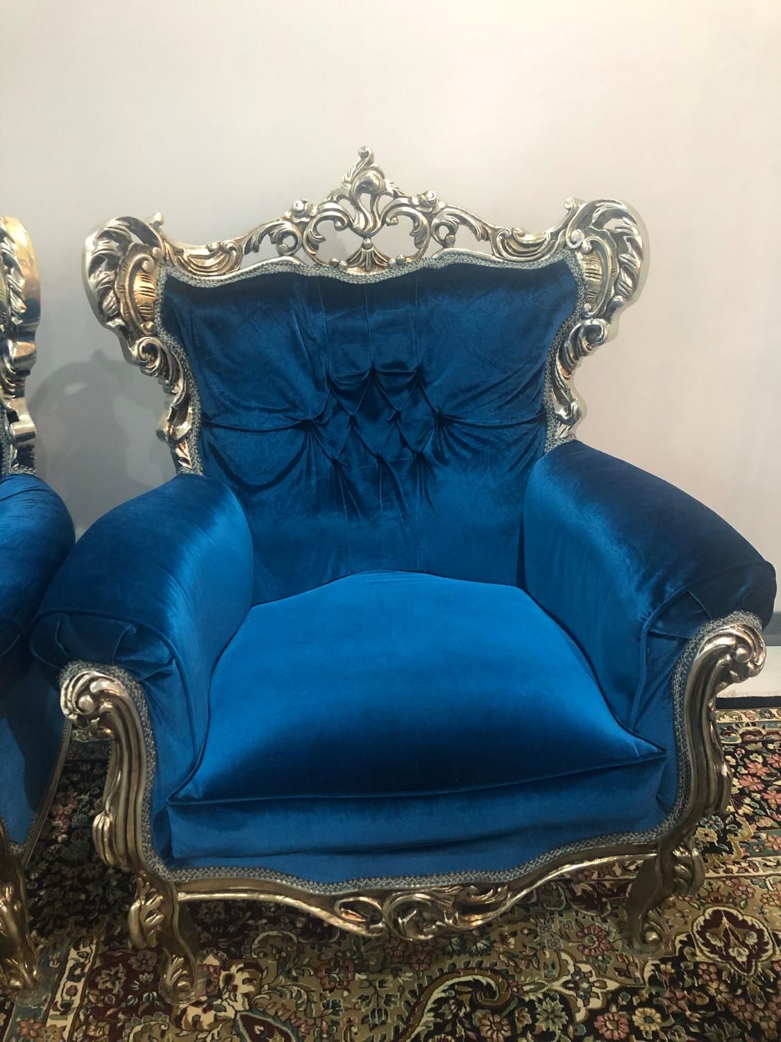 مبلمان ۹نفره ومیزنهارخوری۸نفره،جلو مبلی دوعدد عسلی|مبلمان خانگی و میز عسلی|ابهر, |دیوار