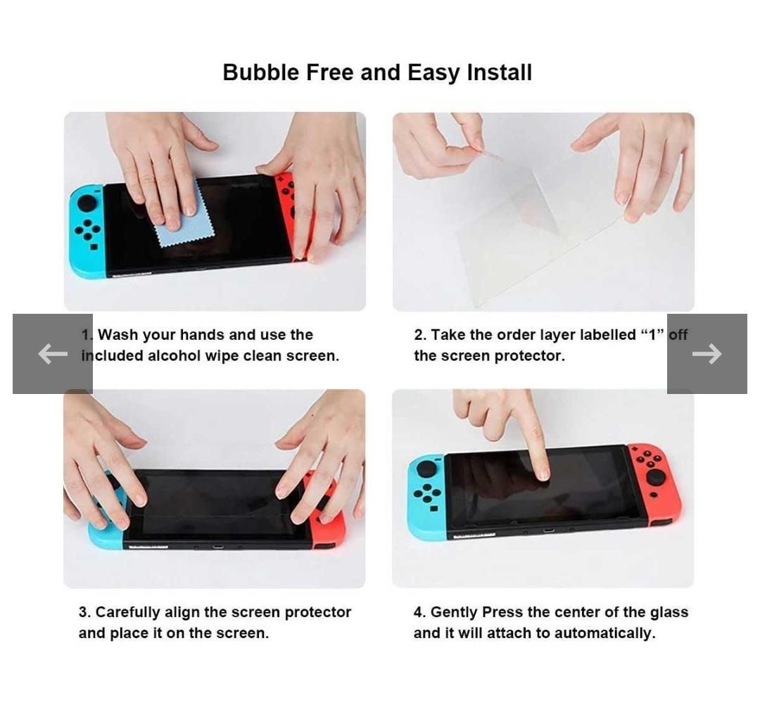 گلس محافظ Nintendo Switch OLED با کیفیت|کنسول، بازی ویدئویی و آنلاین|قم, ارم|دیوار