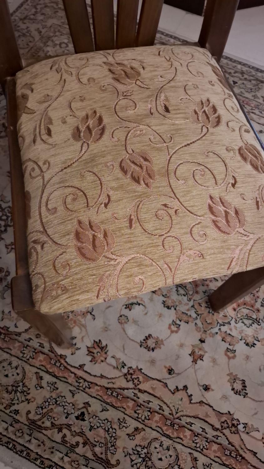 6 عدد صندلی چوبی واقعا در حد نو|صندلی و نیمکت|ساری, |دیوار