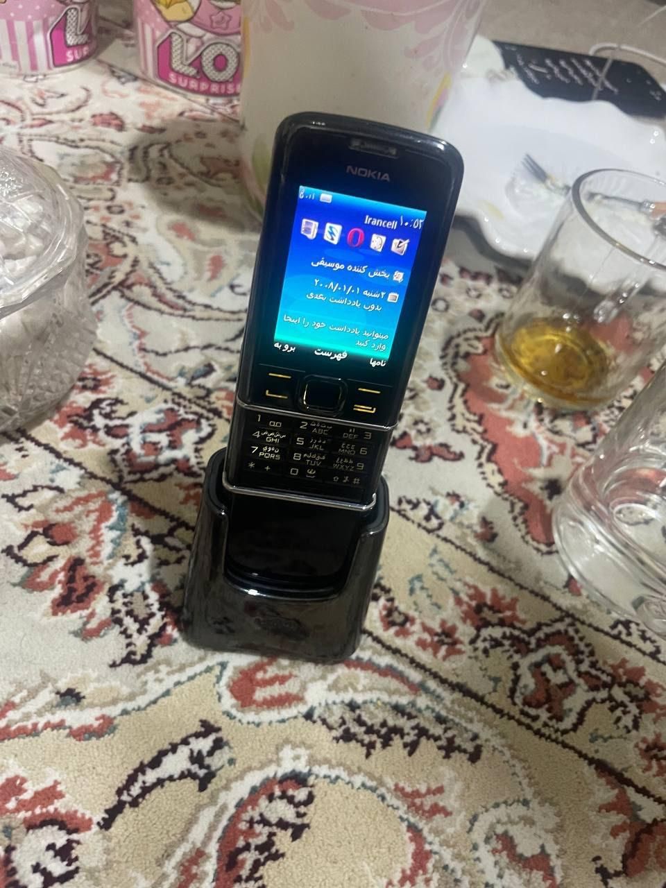 نوکیا ۸۸۰۰بلک مشکی جعبه استندشارژ کیف بلکبری اپل۲g|موبایل|تهران, میرداماد|دیوار