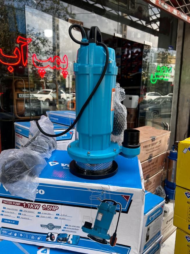 پمپ کفکش آب ۲۸ متری ۲ اینچ وونیکو ۱/۵ اسبی کف کش|مصالح و تجهیزات ساختمان|مشهد, کوشش|دیوار
