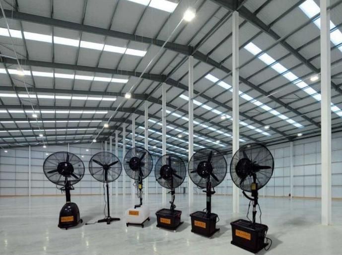 پنکه صنعتی ایستاده مهپاش مه پاش منچسترسیتی۷۵ ۶۵|پنکه و تصفیهکنندهٔ هوا|نسیمشهر, |دیوار