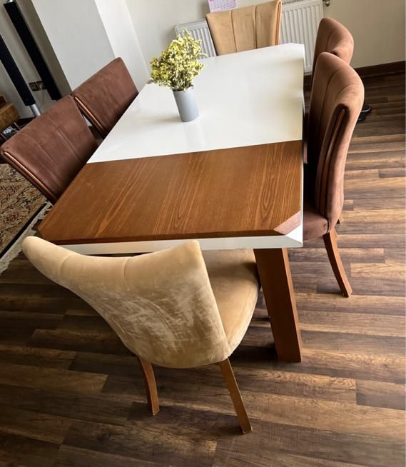 میزناهارخوری شش نفره|میز و صندلی غذاخوری|شاهینشهر, شهرک میلاد|دیوار