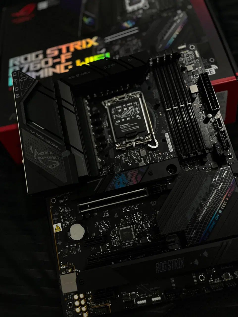 مادربرد ایسوس ROG STRIX B760 F GAMING WIFI DDR5|قطعات و لوازم جانبی رایانه|تهران, بنی‌هاشم|دیوار